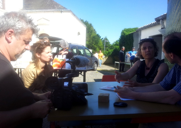 Avec Florence Prunet, conseillère départementale